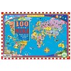 Eeboo World Map 100 pc Puzzle Eeboo