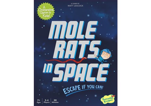 PEACEABLE KINGDOM Space Escape - Mole Rats in Space, Cooperative Game