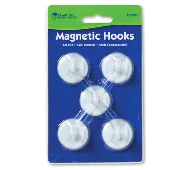 White Magnetic Hooks*