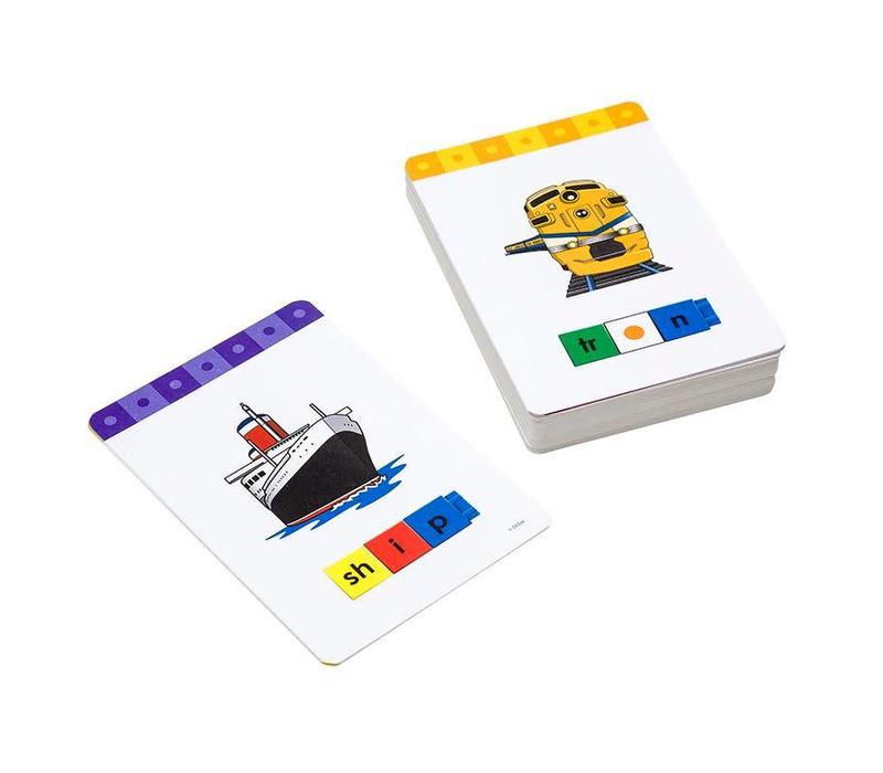 Unifix Reading Phonics Word Building Cards