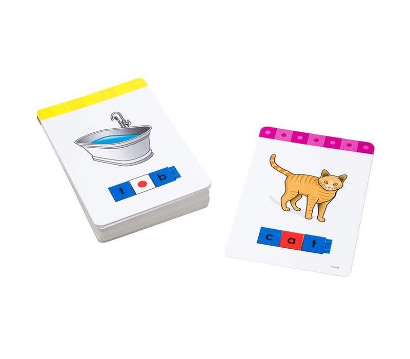Unifix Reading Early Phonics Word Building Cards