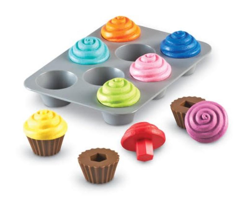 Shape Sorting Cupcakes*
