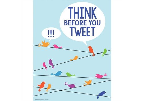 EUREKA Think Before Tweet -poster  (D)