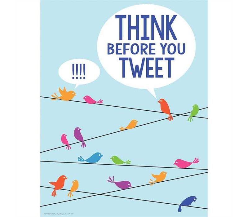 Think Before Tweet -poster  (D)