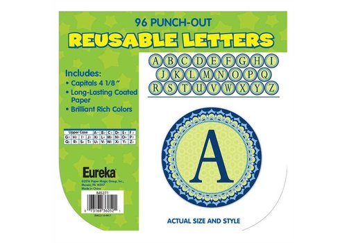 EUREKA Blue Harmony Green Letters  (D)