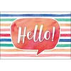 Teacher Created Resources Watercolor Hello Postcards