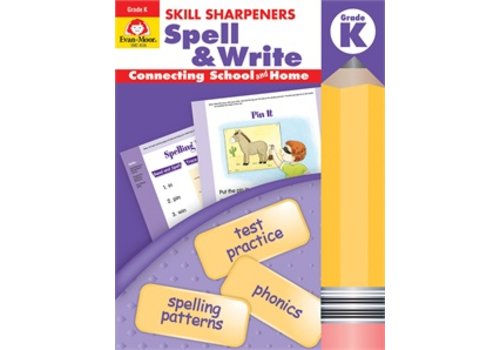 Evan Moor SKILL SHARPENERS SPELL & WRITE GRADE K +