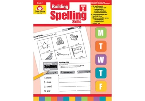 Evan Moor BUILDING SPELLING SKILLS GRADE 2* Evan Moor BUILDING SPELLING SKILLS GRADE 2*