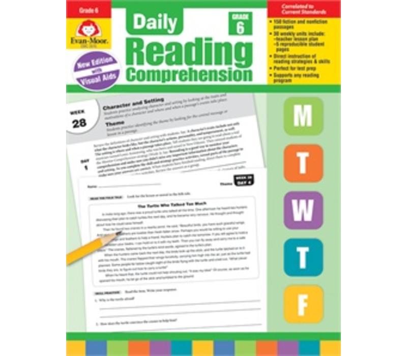 DAILY READING COMPREHENSION, GRADE 6 (Revised)