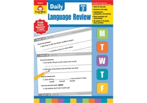 Evan Moor DAILY LANGUAGE REVIEW GRADE 2* Evan Moor DAILY LANGUAGE REVIEW GRADE 2*