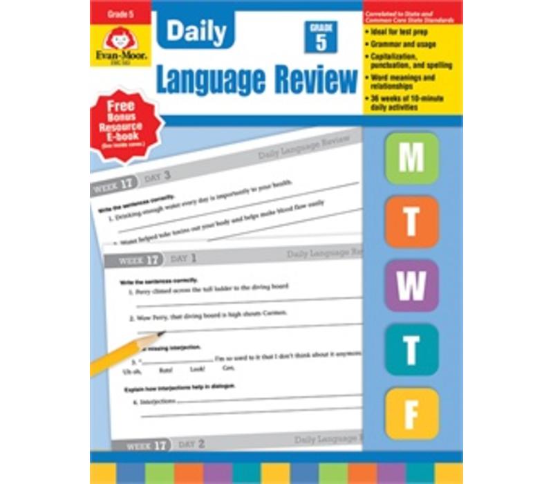 DAILY LANGUAGE REVIEW GRADE 5