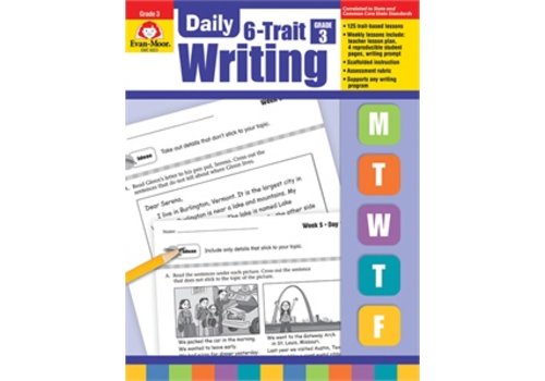 Evan Moor DAILY 6-TRAIT WRITING GRADE 3*