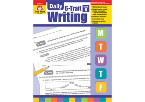 Evan Moor DAILY 6-TRAIT WRITING GRADE 8*