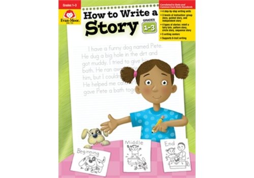 Evan Moor HOW TO WRITE A STORY GRADES 1-3