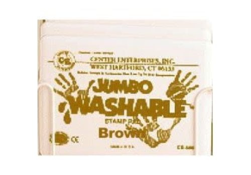 CENTER ENTERPRISES Jumbo Stamp Pad, Brown