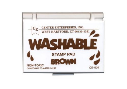 CENTER ENTERPRISES Brown Washable Stamp Pad