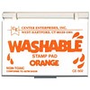 CENTER ENTERPRISES Orange Washable Stamp Pad