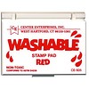 CENTER ENTERPRISES Red Washable Stamp Pad