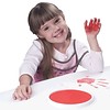 Jumbo Circular Washable Stamp Pad Red