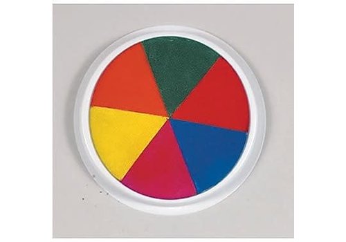 Learning Advantage Ready2Learn Circular Jumbo Rainbow Washable Stamp Pad