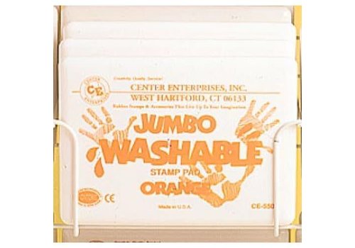 CENTER ENTERPRISES Orange Jumbo Washable Stamp Pad