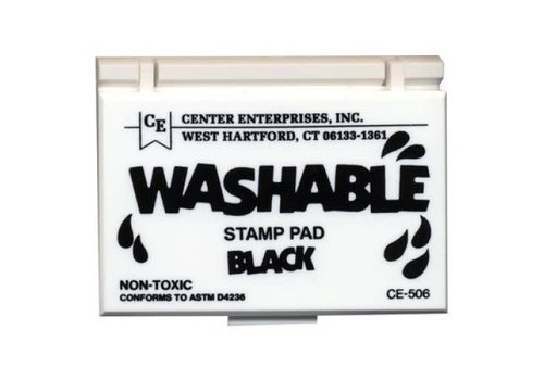 CENTER ENTERPRISES Black Jumbo Washable Stamp Pad