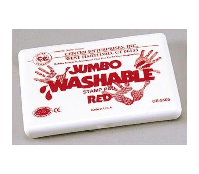 Red Jumbo Washable Stamp Pad