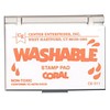 Coral Washable Stamp Pad
