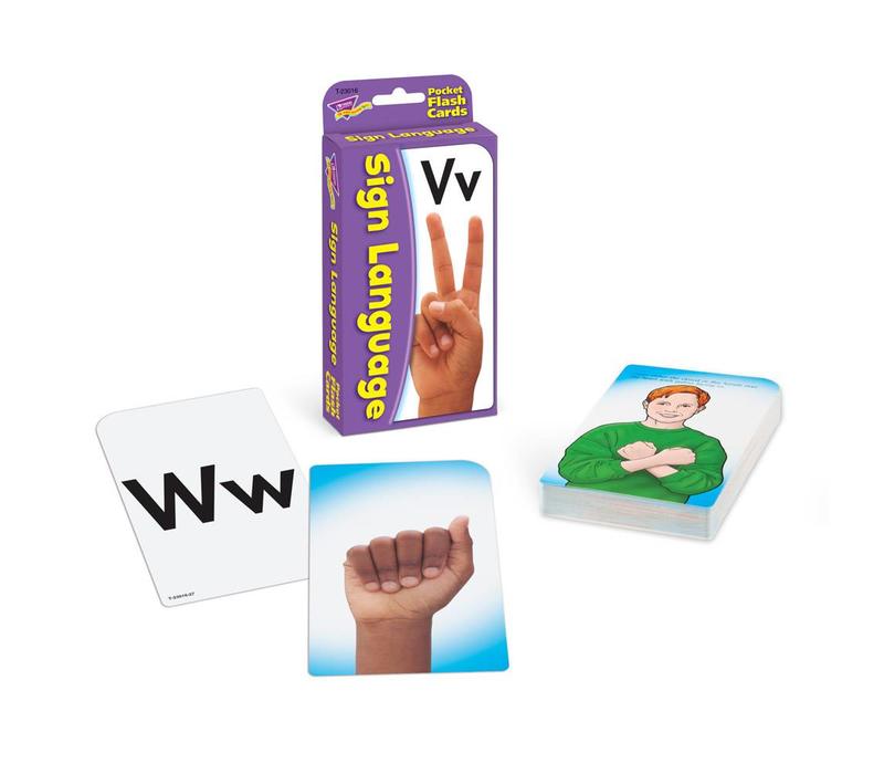 Sign Language Pocket Flashcards