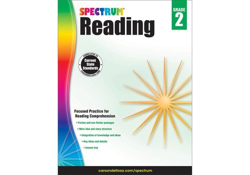 Carson Dellosa Spectrum Reading Workbook, Grade 2