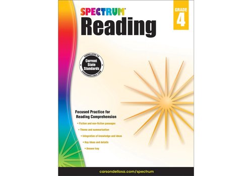 Carson Dellosa Spectrum Reading Workbook, Grade 4