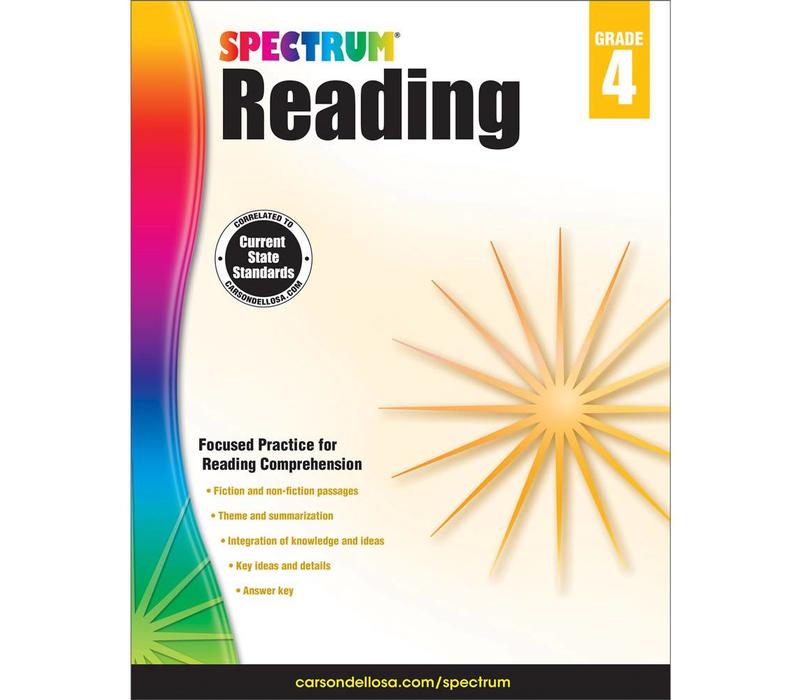 Spectrum Reading Workbook, Grade 4 *