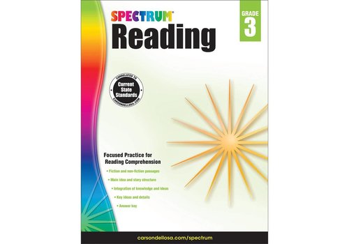 Carson Dellosa Spectrum Reading Workbook, Grade 3