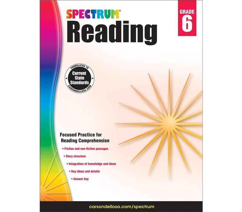 Spectrum Reading Workbook, Grade 6