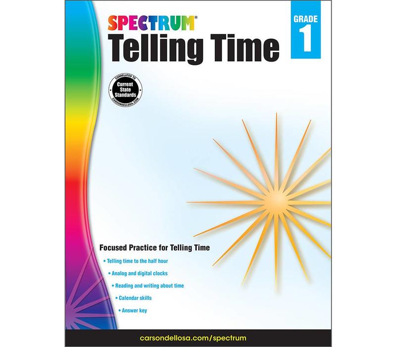 Spectrum Telling Time, Grade 1 * (D)