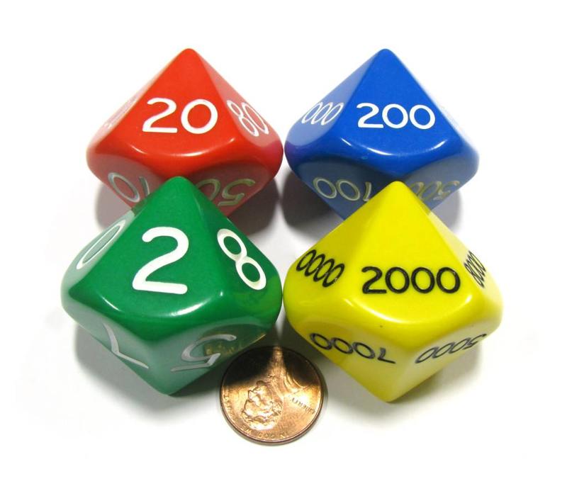 Place Value Dice-Set of 4
