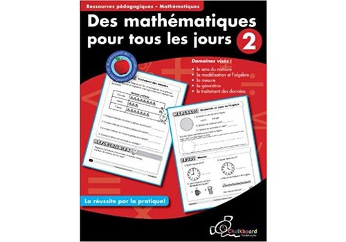 Chalkboard Publishing Des mathematiques pour tous les jours, 2*