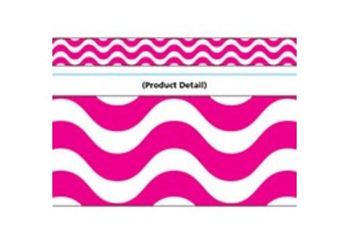 Trend Enterprises Wavy Pink Wide Border (D)*