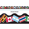Trend Enterprises World Flags Scalloped Border