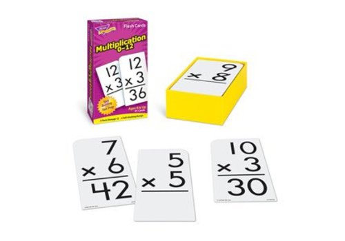 Trend Enterprises Multiplication 0-12 Flashcards (D)*