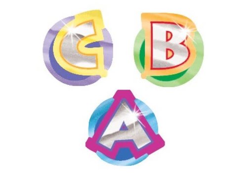 Trend Enterprises Foil Bright Stickers Alphabet Fun* Trend Enterprises Foil Bright Stickers Alphabet Fun*