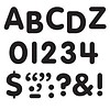 Trend Enterprises Stick-eze Stick on Letters Black 1 inch*