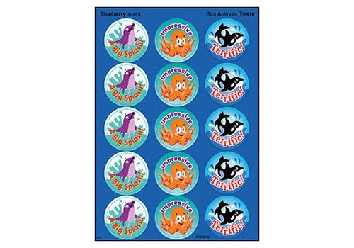 Trend Enterprises Sea Animals/Blueberry Stinky Stickers