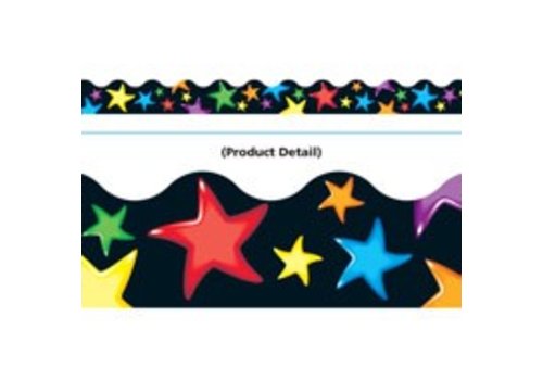 Trend Enterprises Gel Stars Scalloped Border