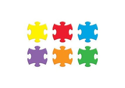 Trend Enterprises Puzzle Pieces Accents 6" (D)*