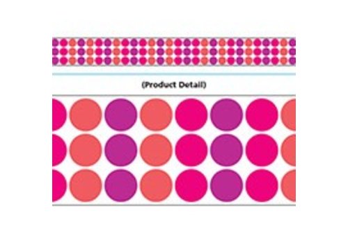 Trend Enterprises Big Dots Warm Mix Wide Border (D)*