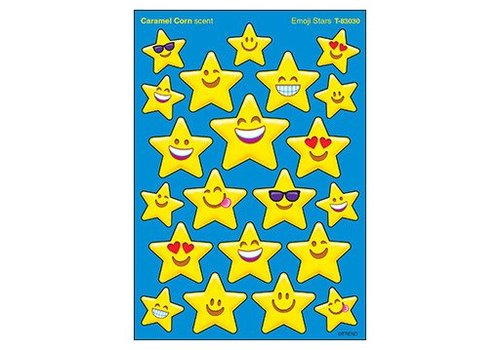 Trend Enterprises Emoji Stars Stinky Stickers (D)*