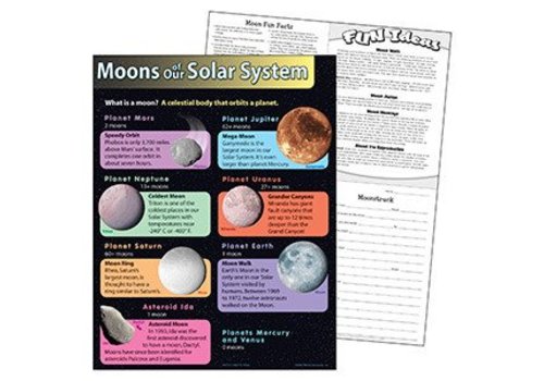 Trend Enterprises Moons of Our Solar System Poster* Trend Enterprises Moons of Our Solar System Poster*