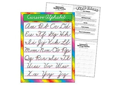 Trend Enterprises Cursive Alphabet Zaner-Bloser(D)*