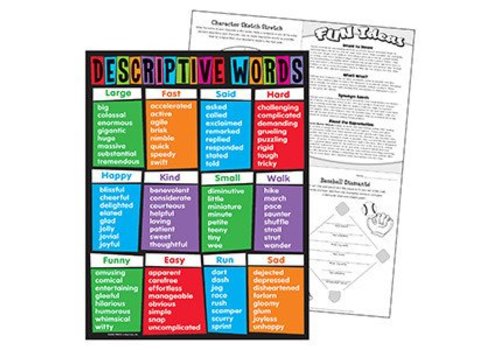 Trend Enterprises Descriptive Words Poster (D)*